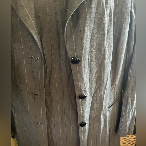 Pinstripe 2 piece dress with jacket - Picture 5 of 9